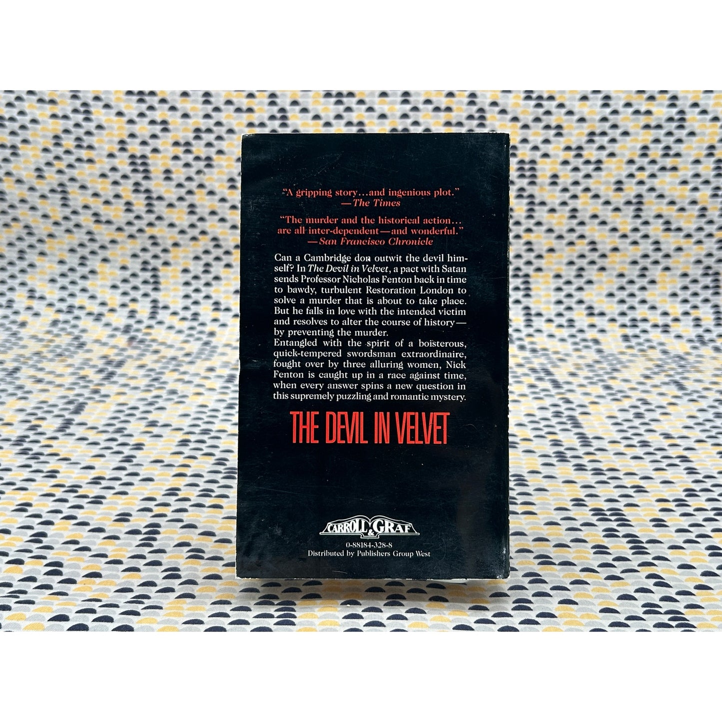 The Devil In Velvet - John Dickson Carr - Carroll & Graf - Paperback