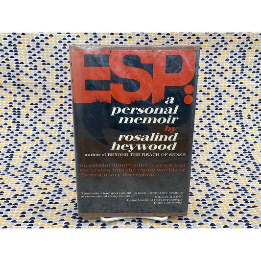 ESP : A Personal Memoir - Rosalind Heywood - Vintage Hardcover Book - Dutton Ed
