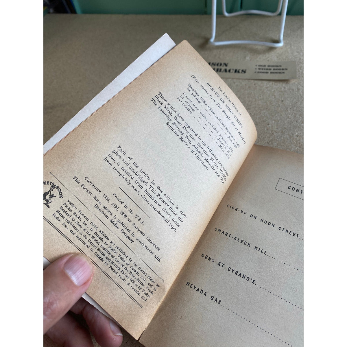Pick-Up on Noon Street - Raymond Chandler - Pocket 846 - Vintage Paperbacks