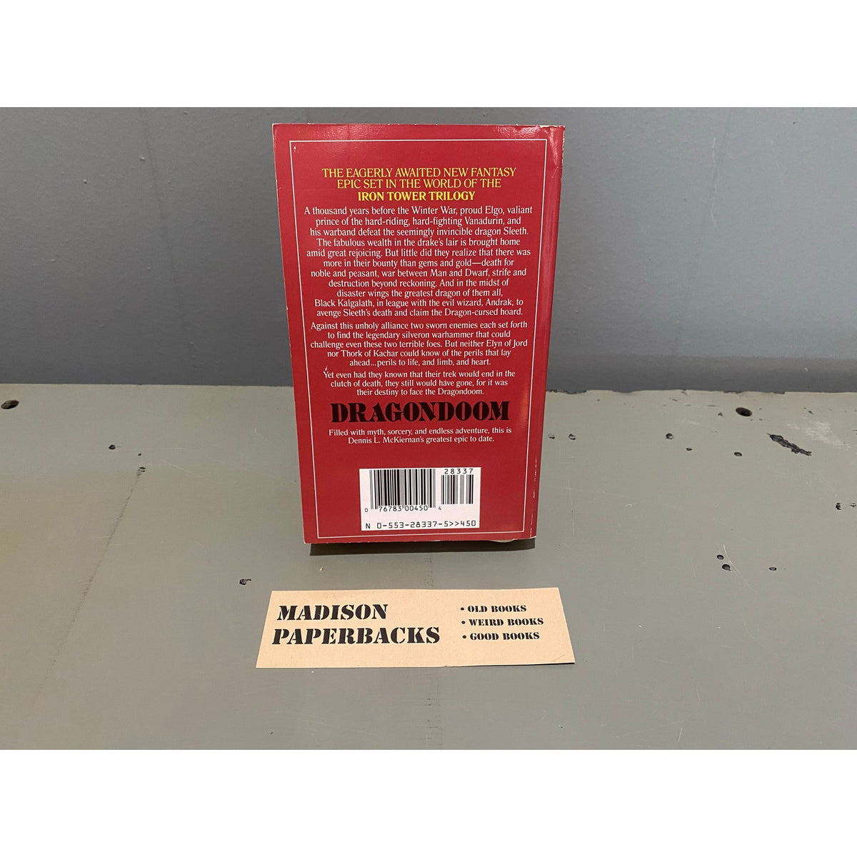 Dragondoom - Dennis L. Mckiernan - Bantam Spectra - Paperback