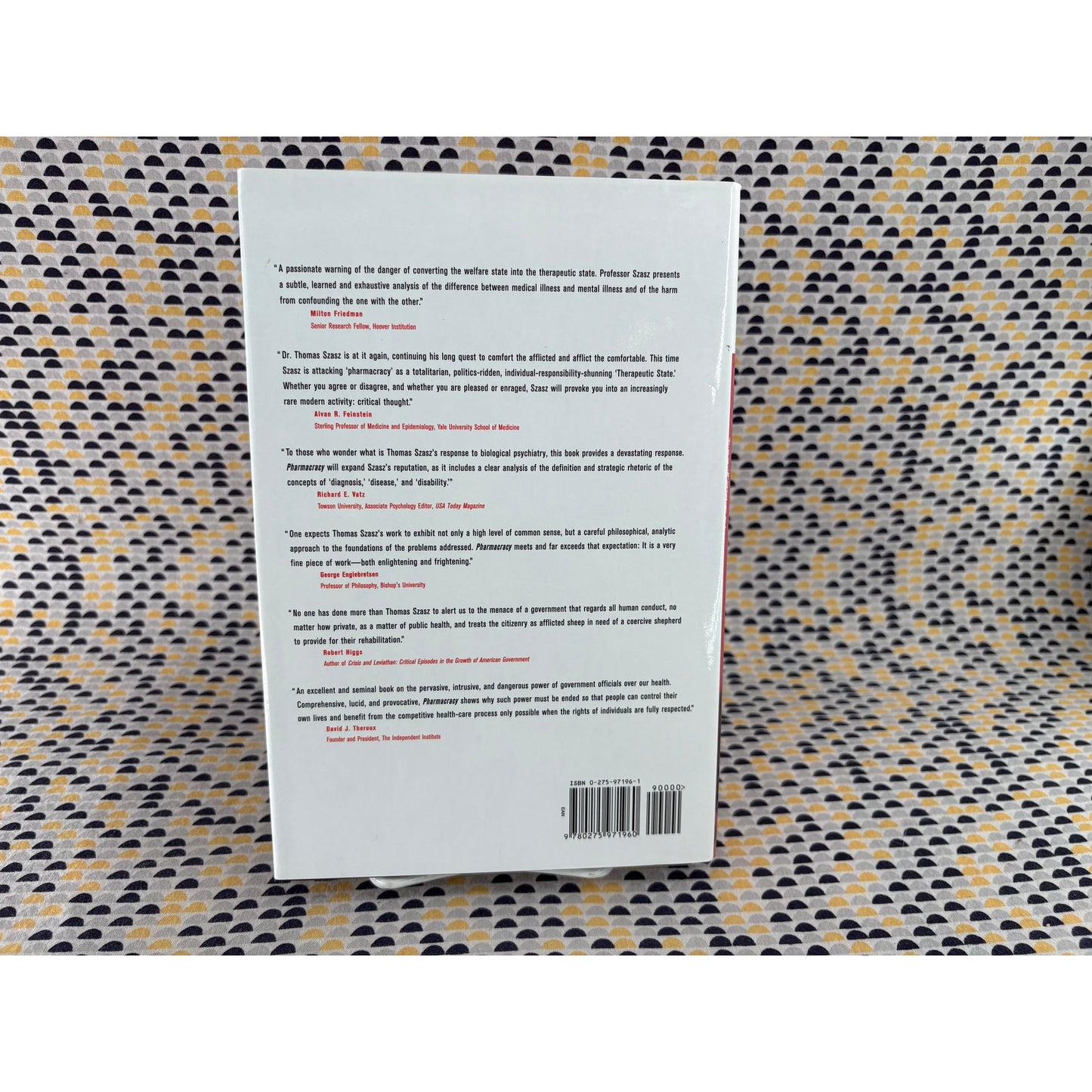 Pharmacracy - Thomas Szasz - Praeger - Hardcover