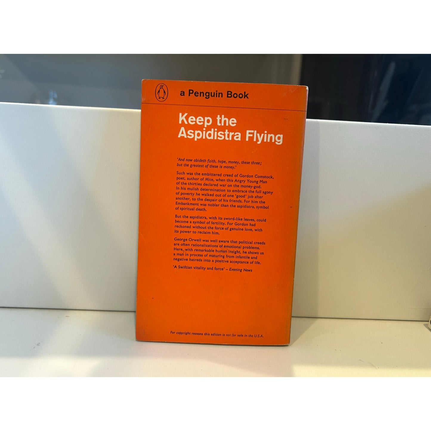 Keep the Aspidistra Flying - George Orwell - Vintage Paperback -  1963 Penguin Edition
