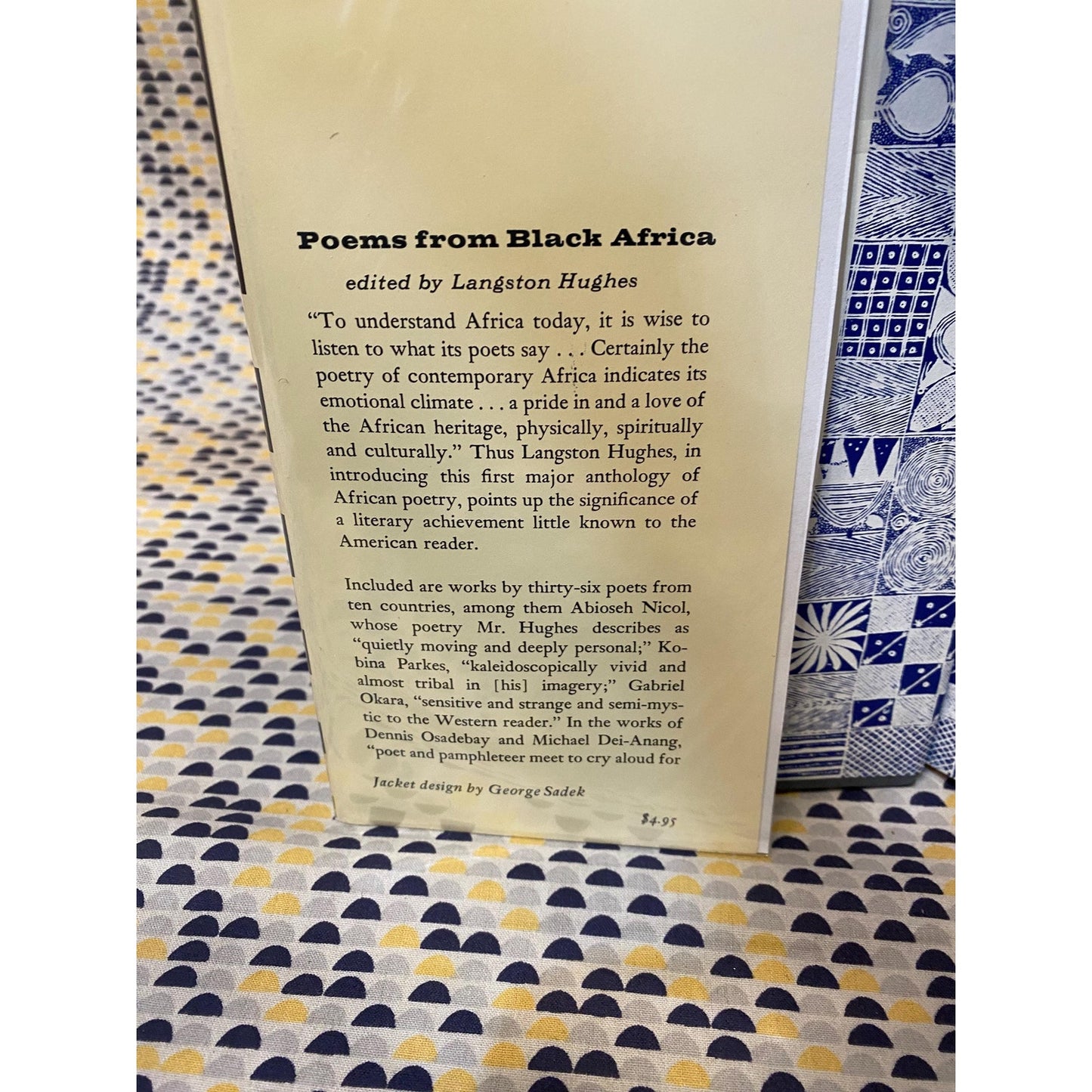 Poems From Black Africa - Langston Hughes, editor  - Indiana University Press