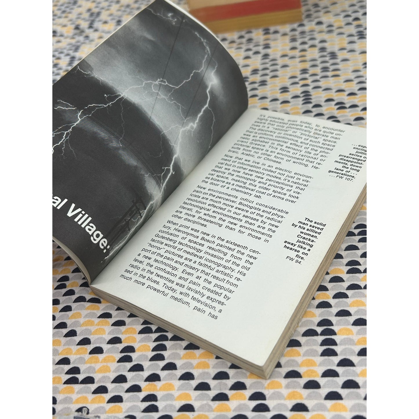 War and Peace in the Global Village - Marshall McLuhan and Quentin Fiore - Vintage Paperback Book - Bantam Edition