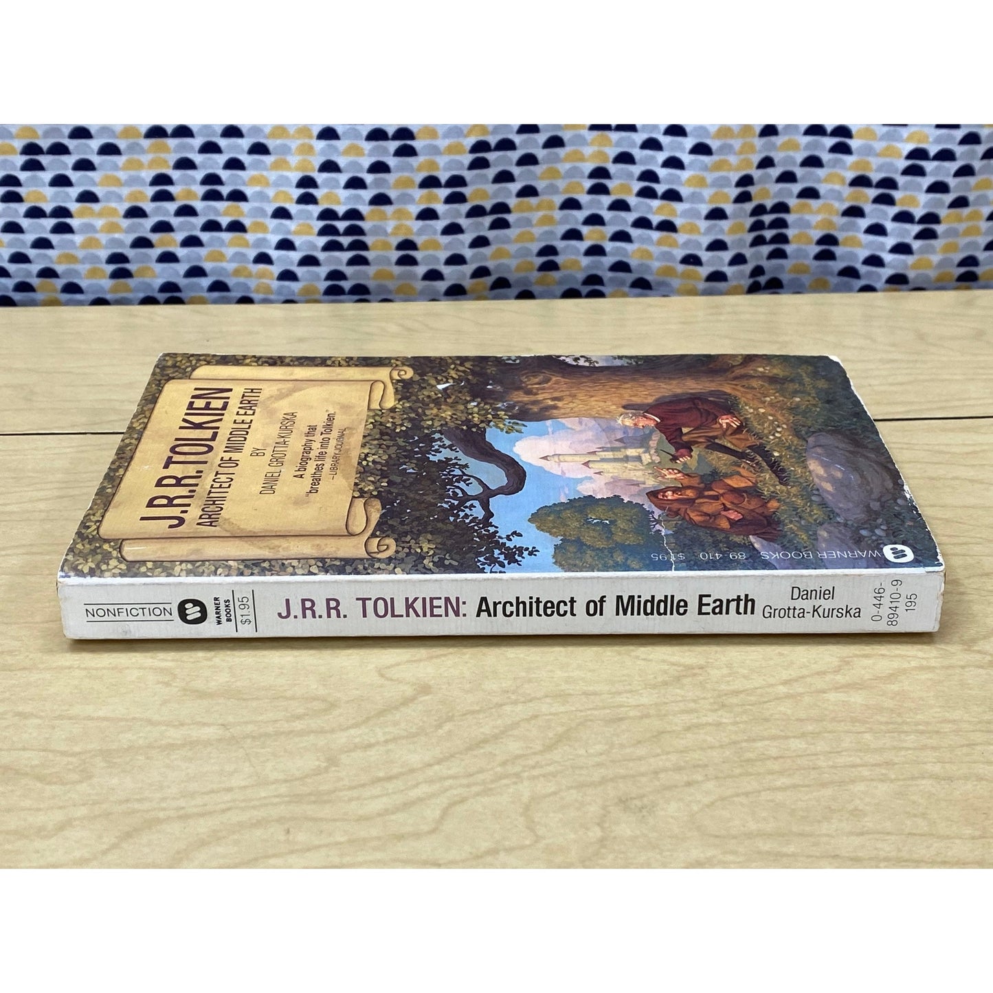 J.R.R. Tolkien - Architect of Middle Earth - Daniel Grotta-Kurska - Vintage Paperback Book - Warner Books