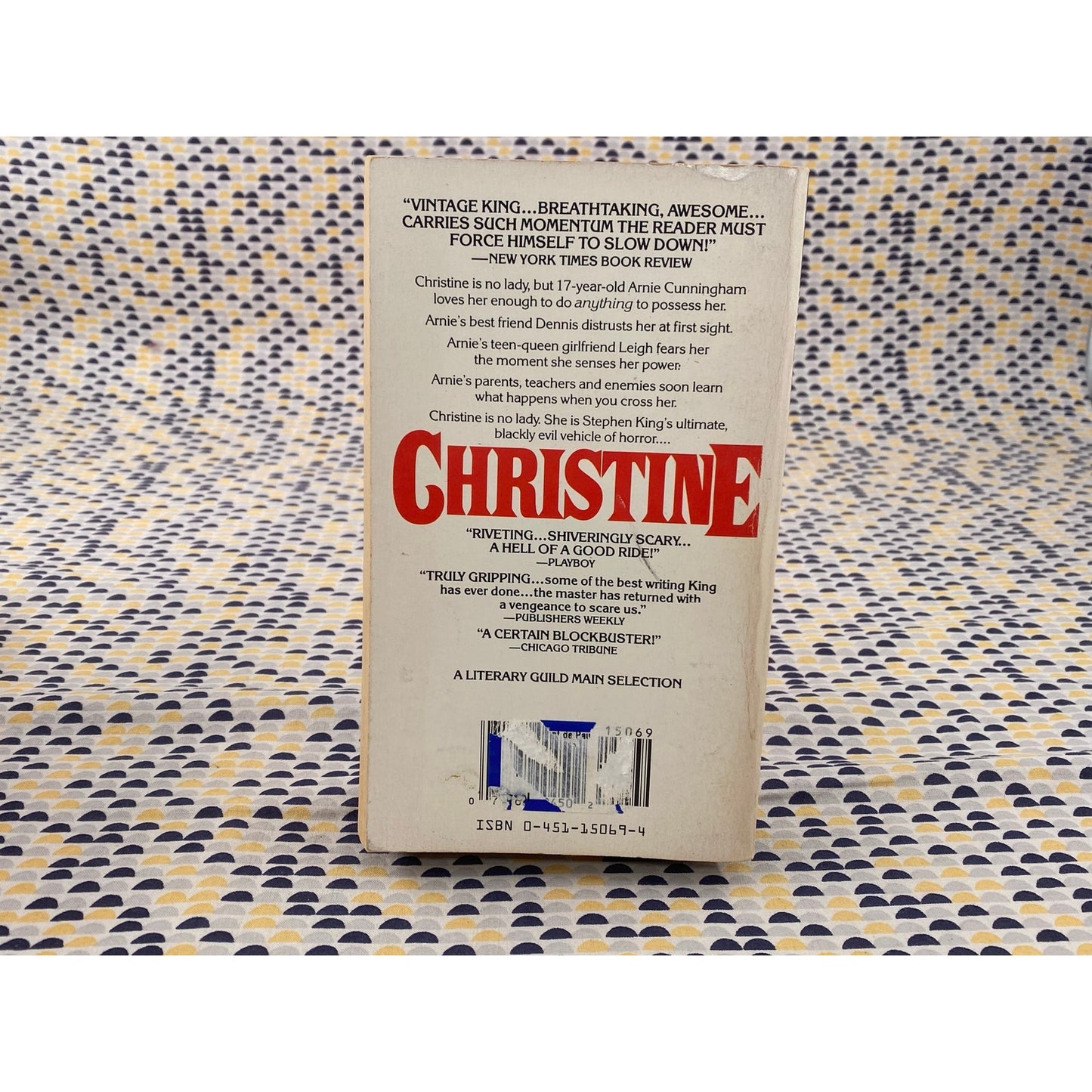 Christine - Stephen King - Vintage Paperback Book - Signet Books