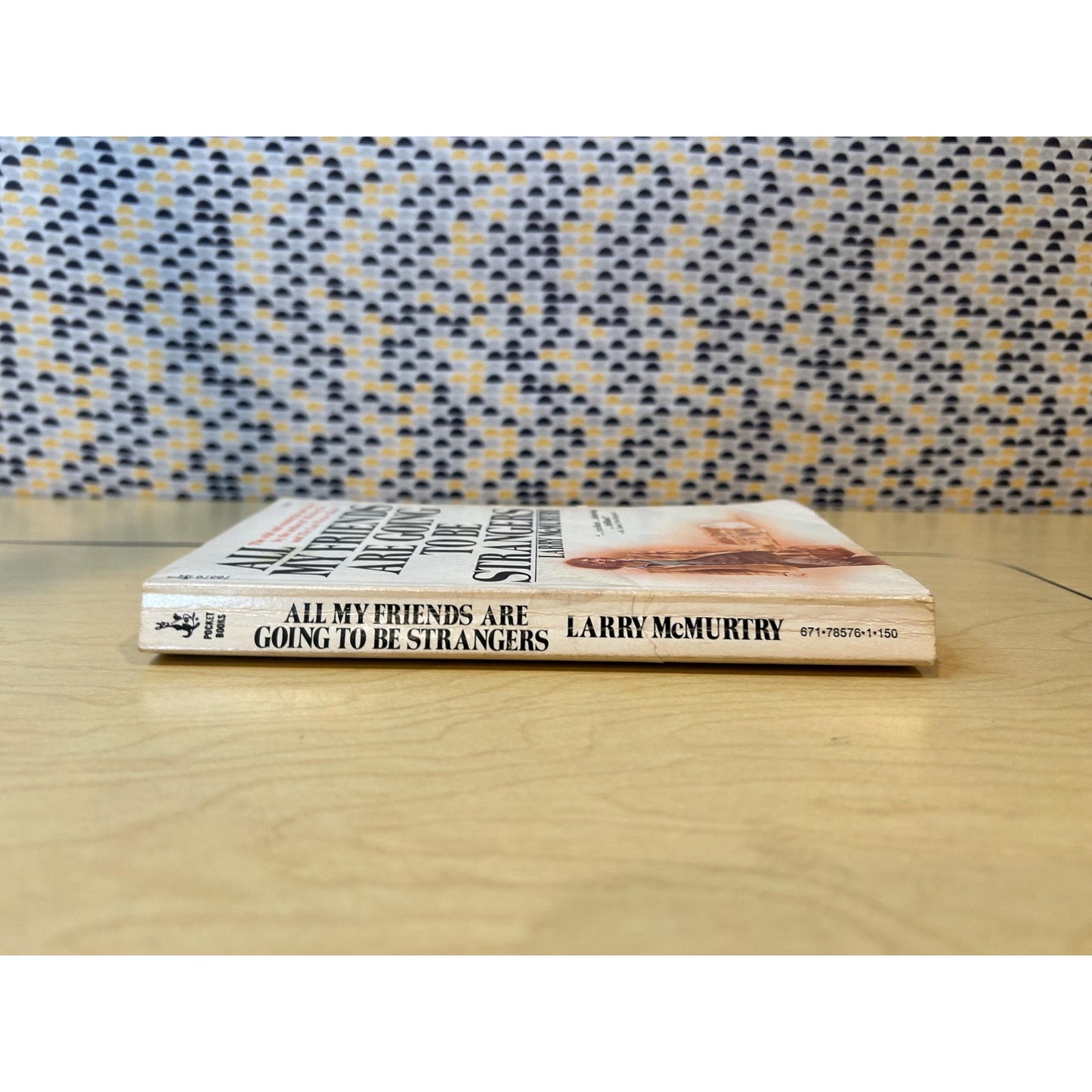 All My Friends Are Going To Be Strangers - Larry McMurtry - Vintage Paperback Book - Pocket Edition