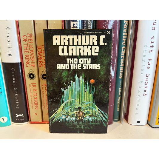 The City and the Stars - Arthur C. Clarke - Vintage Paperback Book