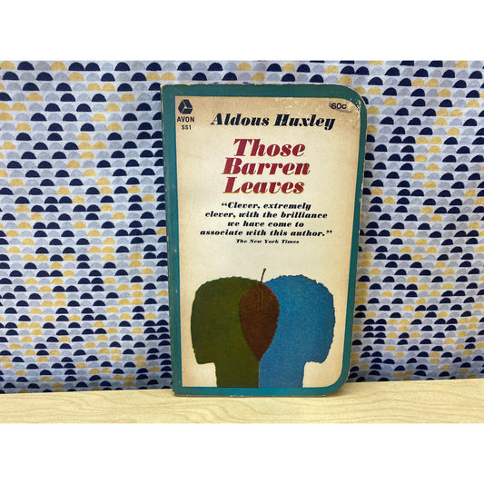 Those Barren Leaves - Aldous Huxley - Vintage Paperback Book - Avon Edition