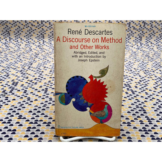 Descartes - Discourse on Method and Meditations - Vintage Paperback Book - Washington Square Press