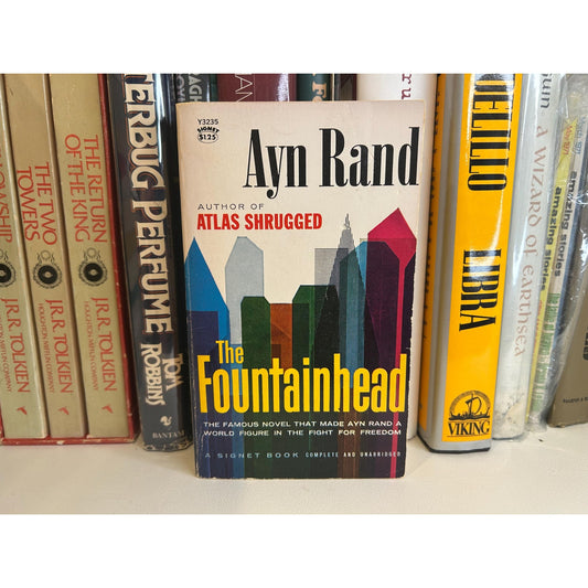 The Fountainhead - Ayn Rand - Vintage Paperback Book - Signet Edition
