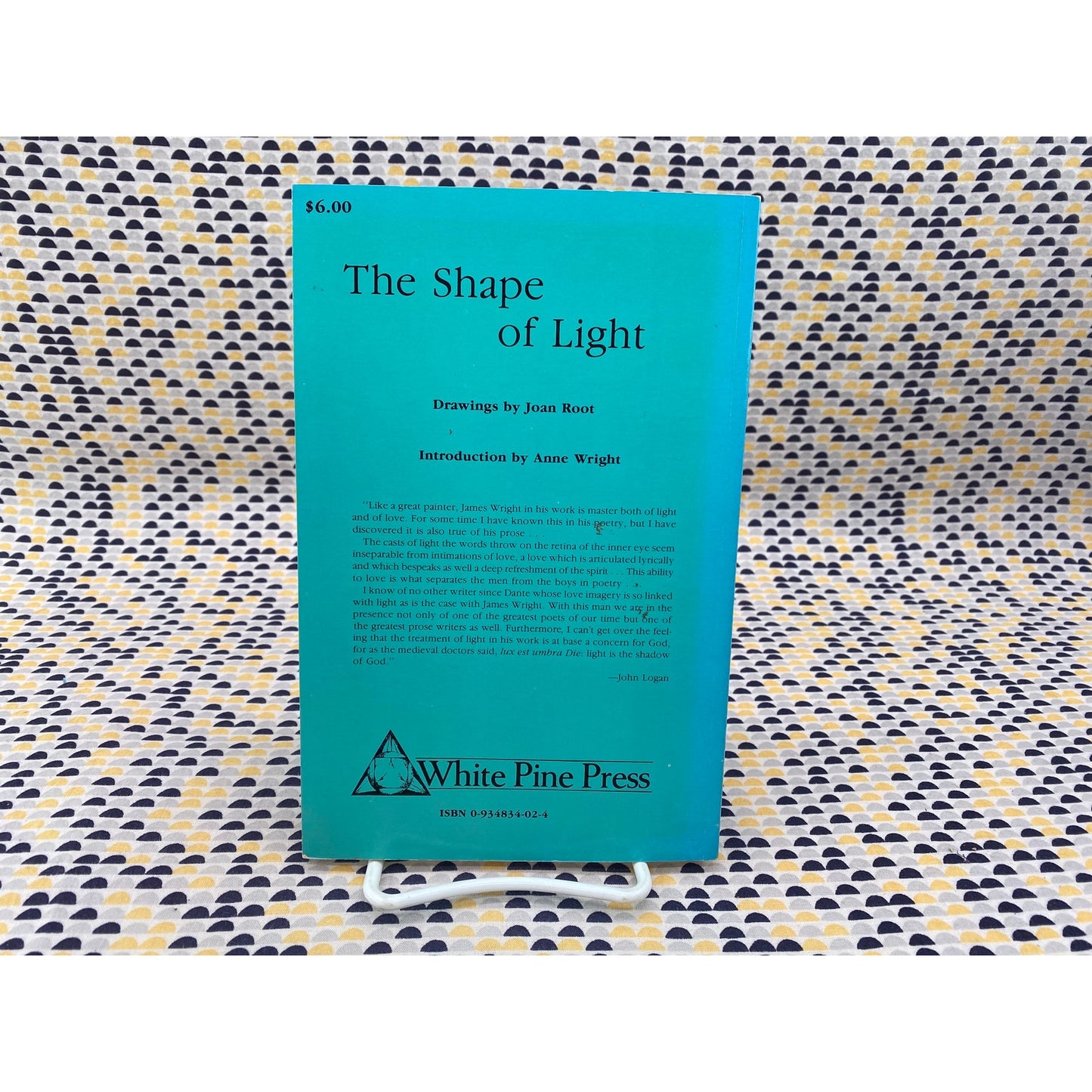 The Shape Of Light - James Wright - White Pine - Paperback