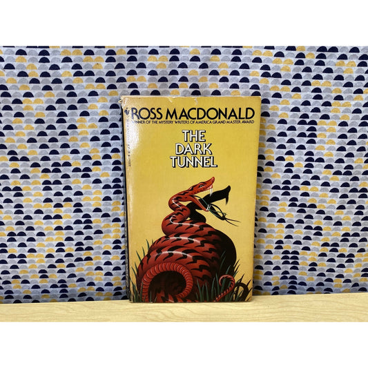 The Dark Tunnel - Ross Macdonald - Vintage Paperback Book - Bantam Books