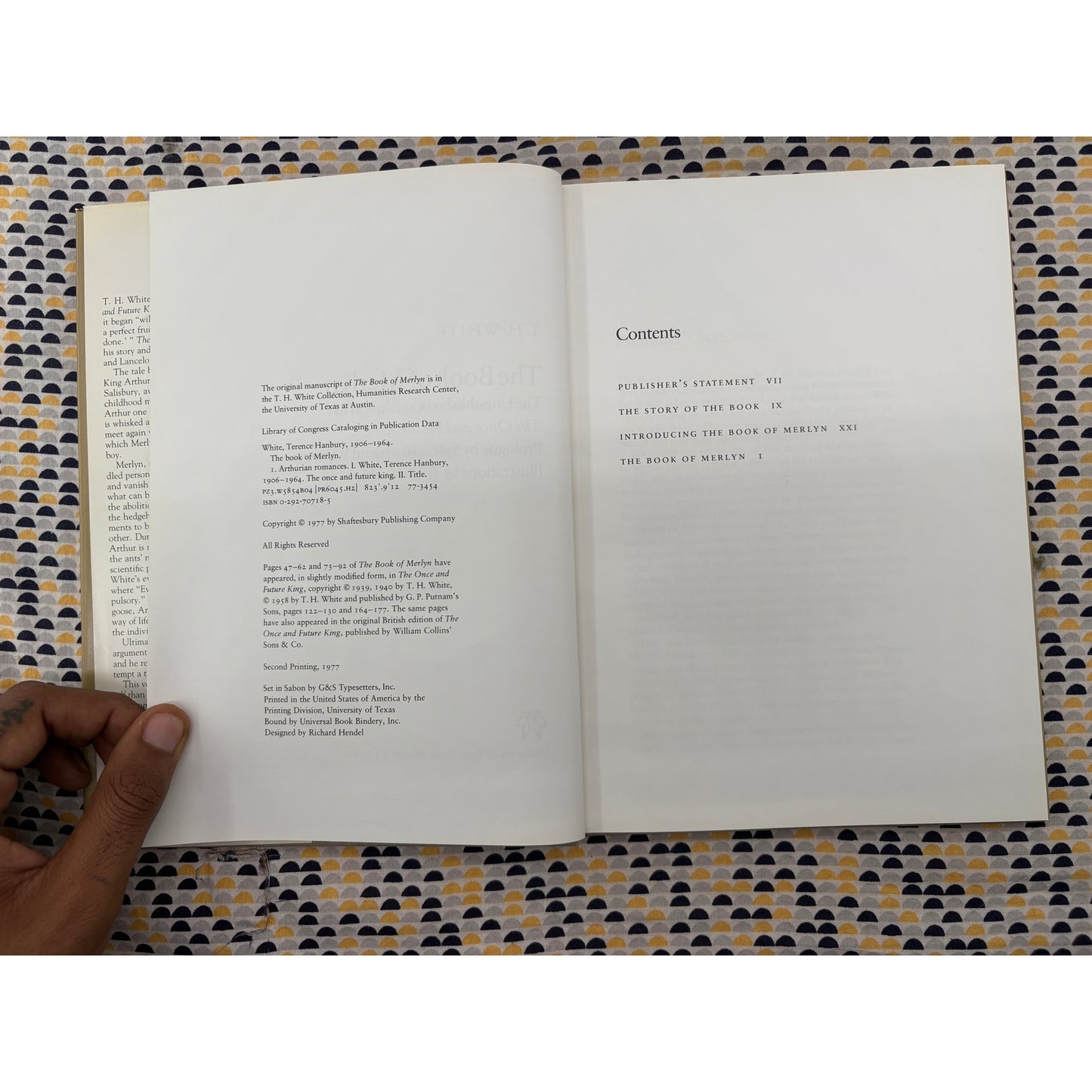 The Book Of Merlyn - T. H. White - Texas Press - Hardcover