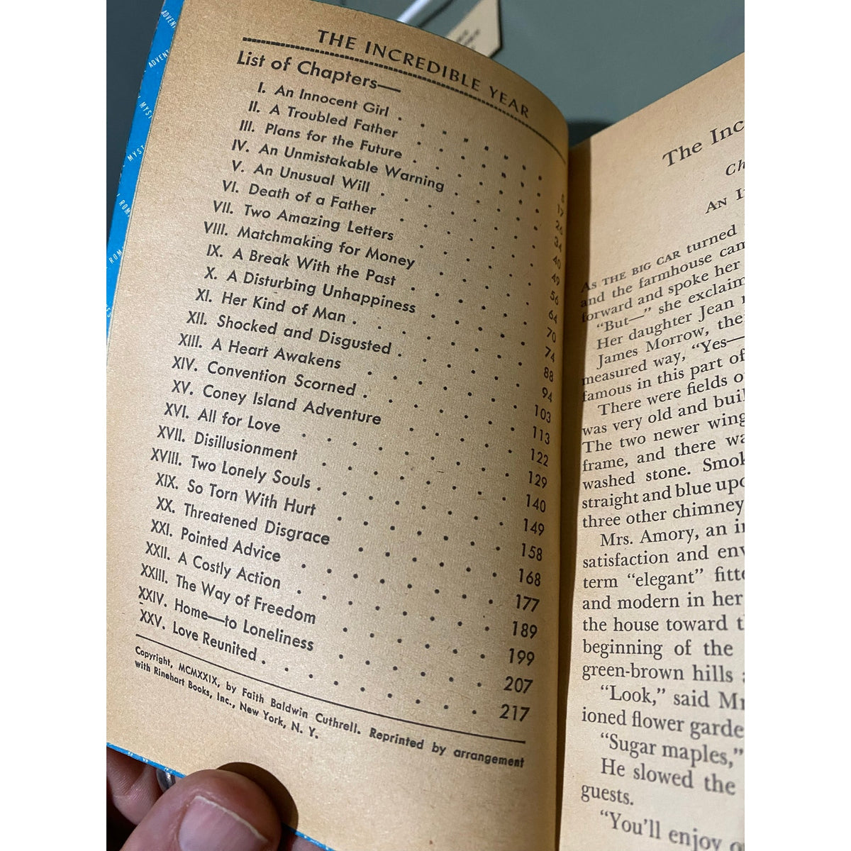 The Incredible Year - Faith Baldwin - Dell 532 - Mapback - Vintage Paperbacks
