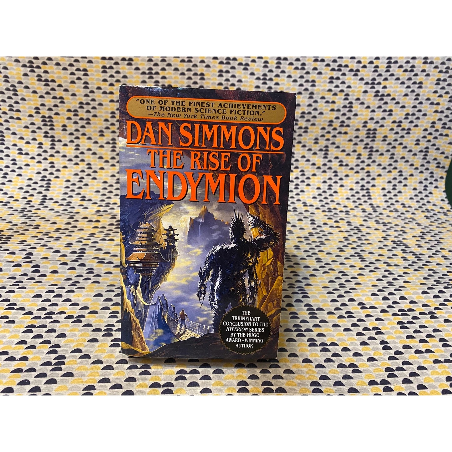 The Rise of Endymion - Dan Simmons - Vintage Paperback Book - Bantam Spectra Edition