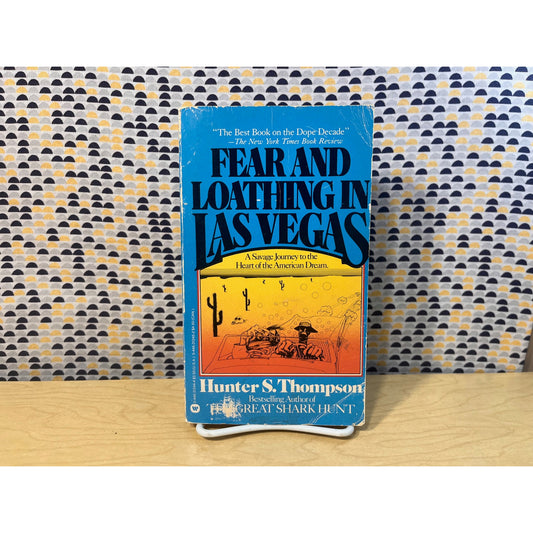 Fear and Loathing in Las Vegas - Hunter S. Thompson - Vintage Paperback Book - Warner Books Edition