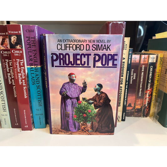 Project Pope - Clifford D. Simak - Hardcover - Del Rey - Club Edition
