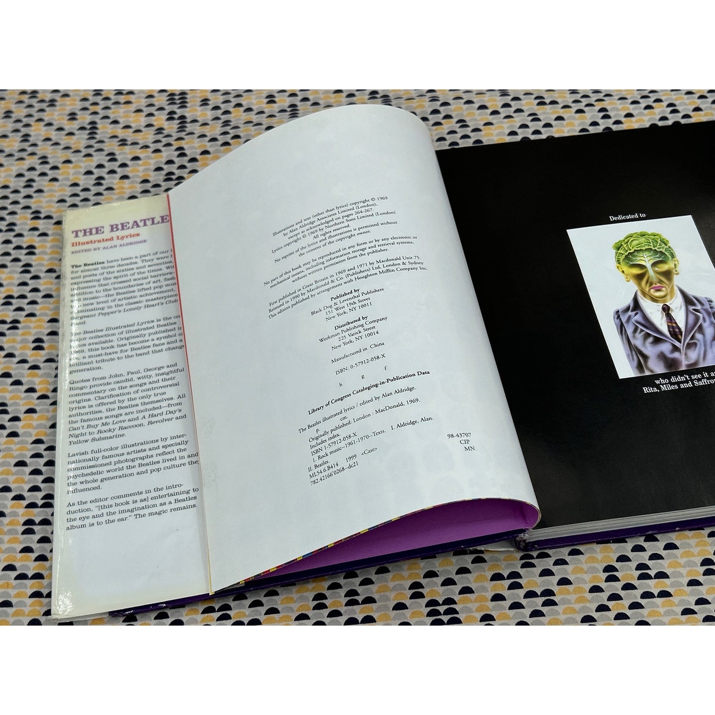 The Beatles Illustrated Lyrics - Alan Aldridge - Black Dog & Leventhal - Hardcover