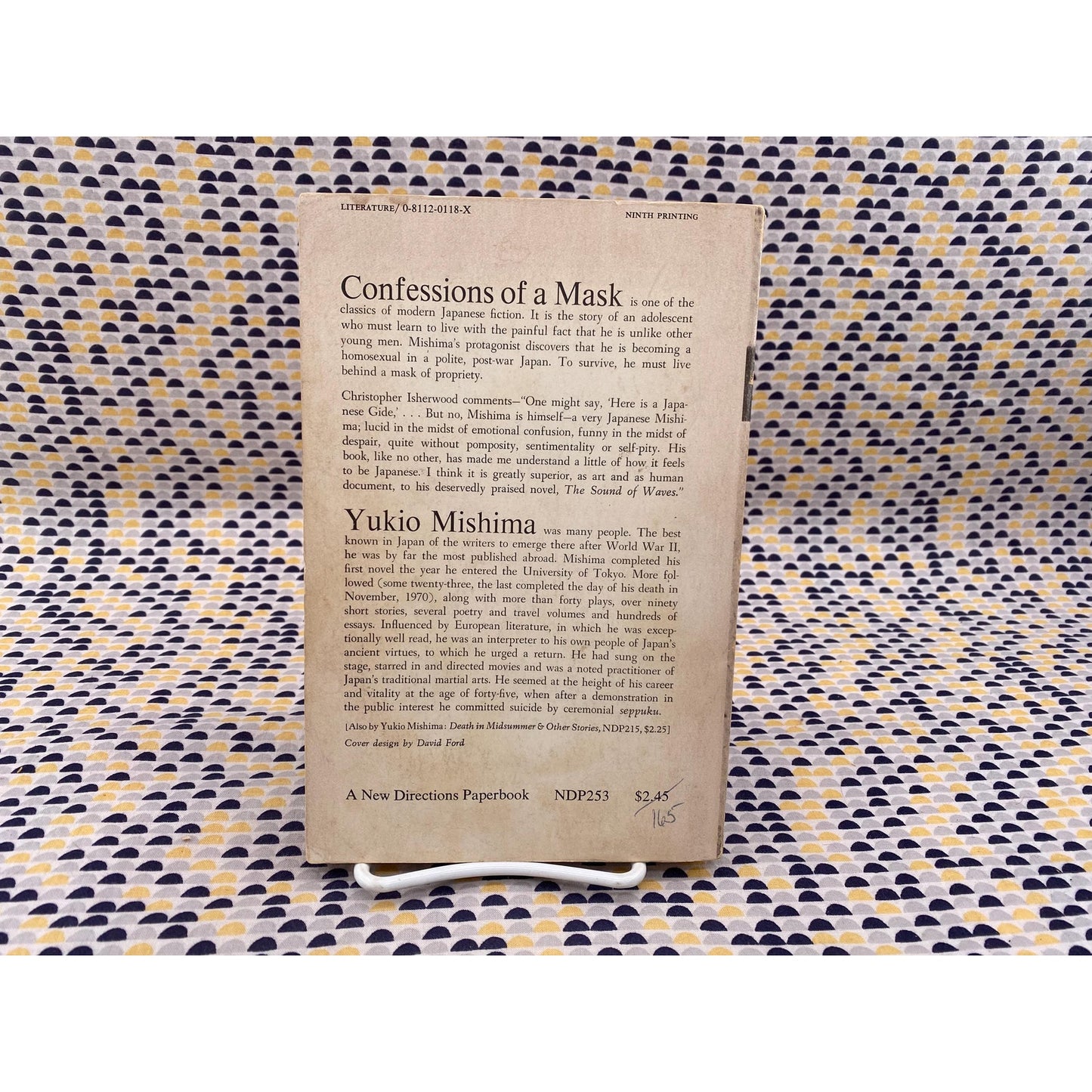 Confessions of a Mask - Yukio Mishima - Vintage Paperback Book - New Directions Edition