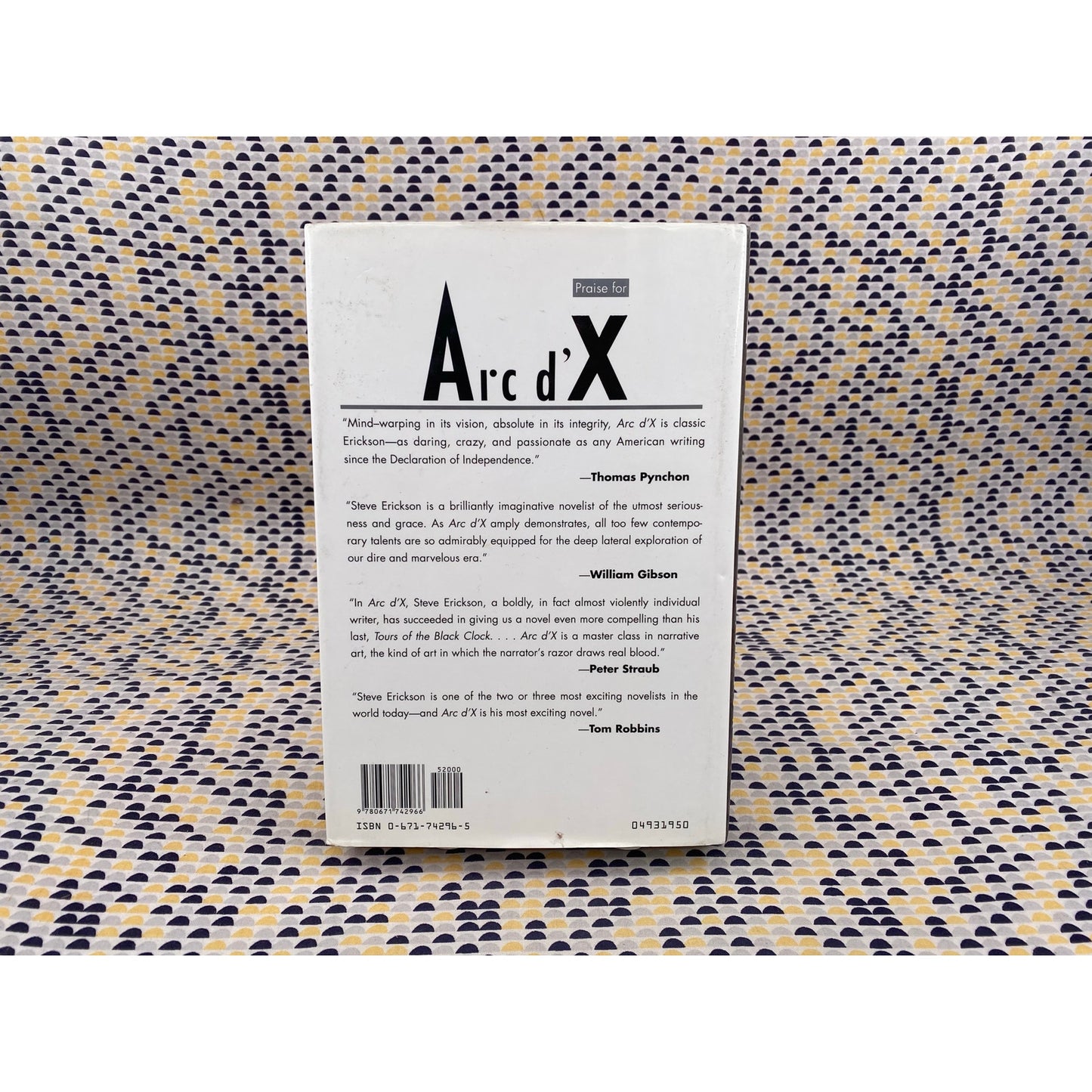 Arc d'X - Steve Erickson - Poseidon - Hardcover - 1st Edition 1st Printing