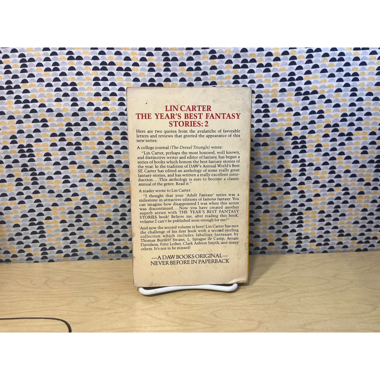 The Years Best Fantasy Stories #2 - Ed. Lin Carter - Daw Books - Paperback