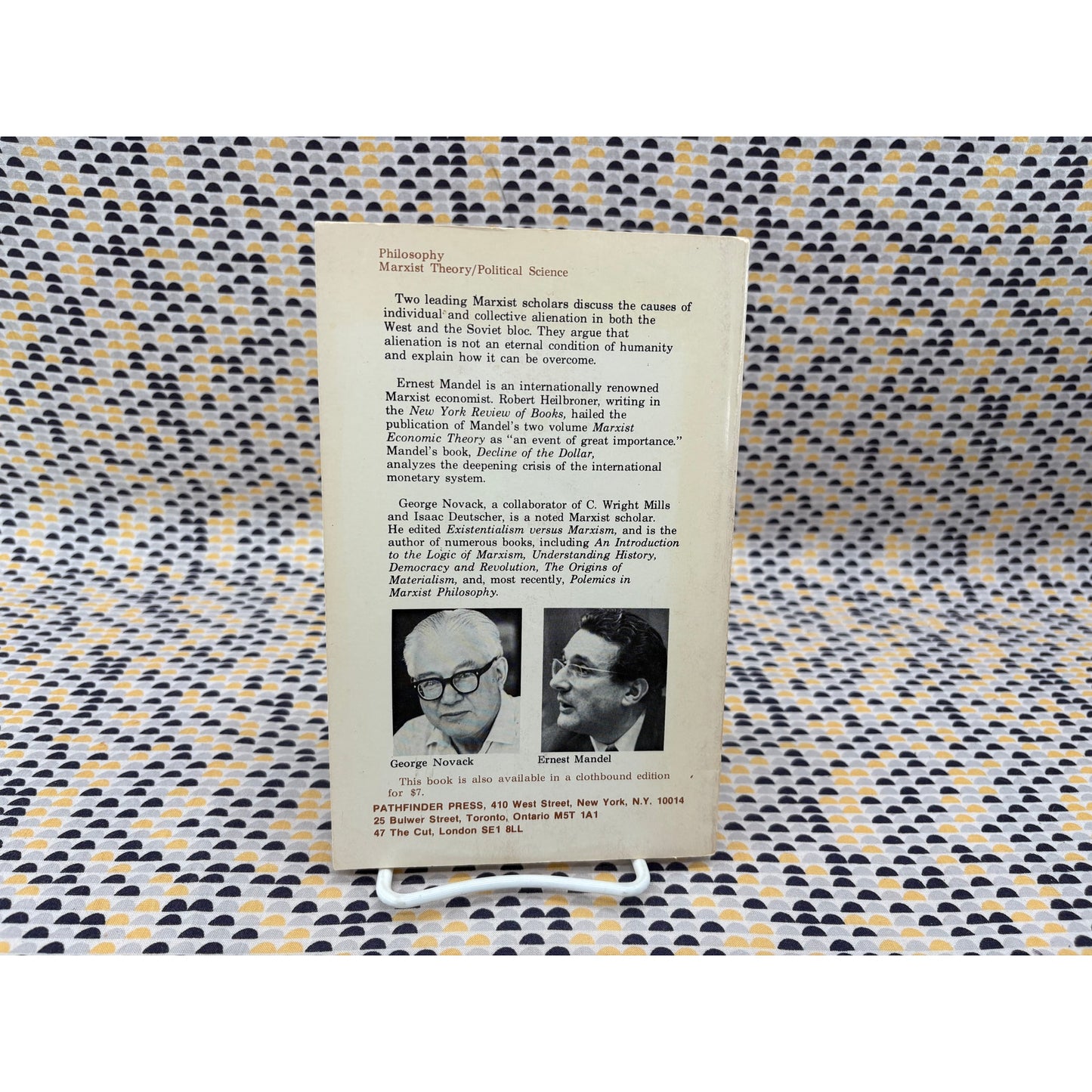 The Marxist Theory Of Alienation - Ernest Mandel - Pathfinder - Paperback