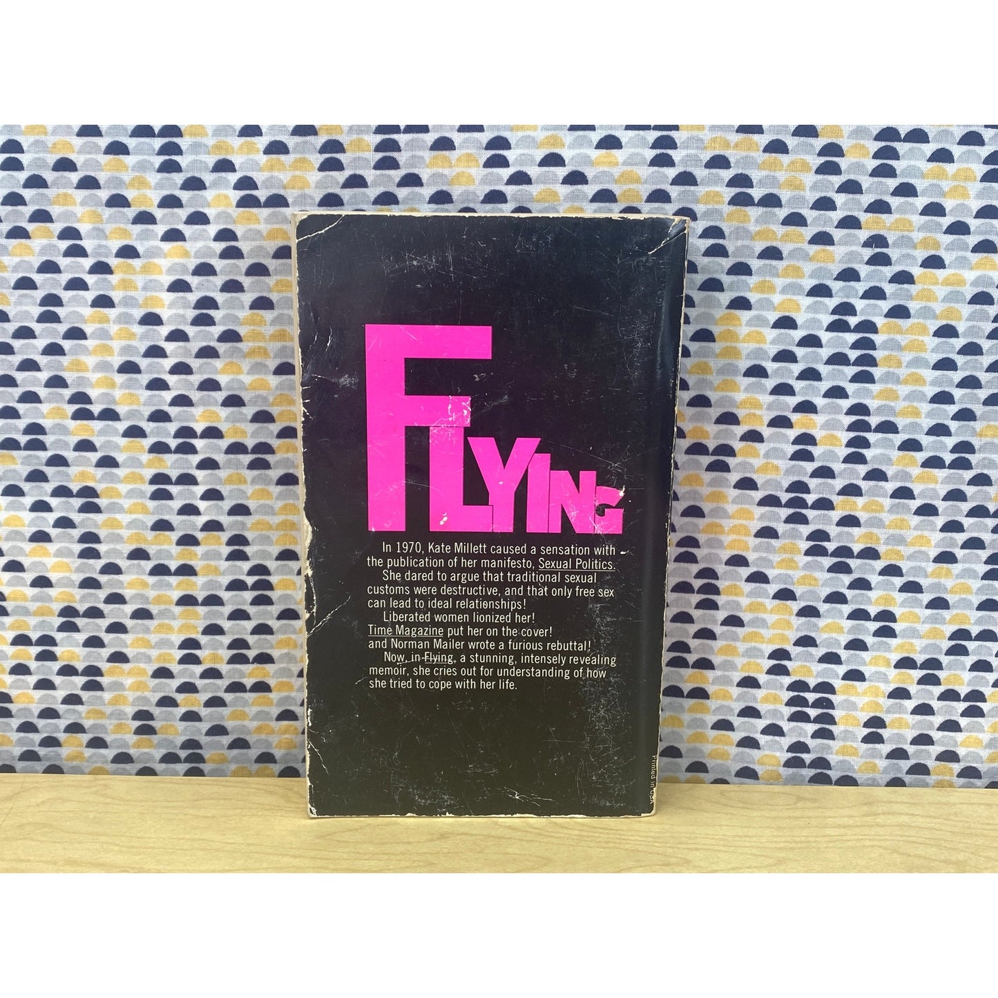 Kate Millett - Flying - Vintage Paperback Book- Ballantine Edition