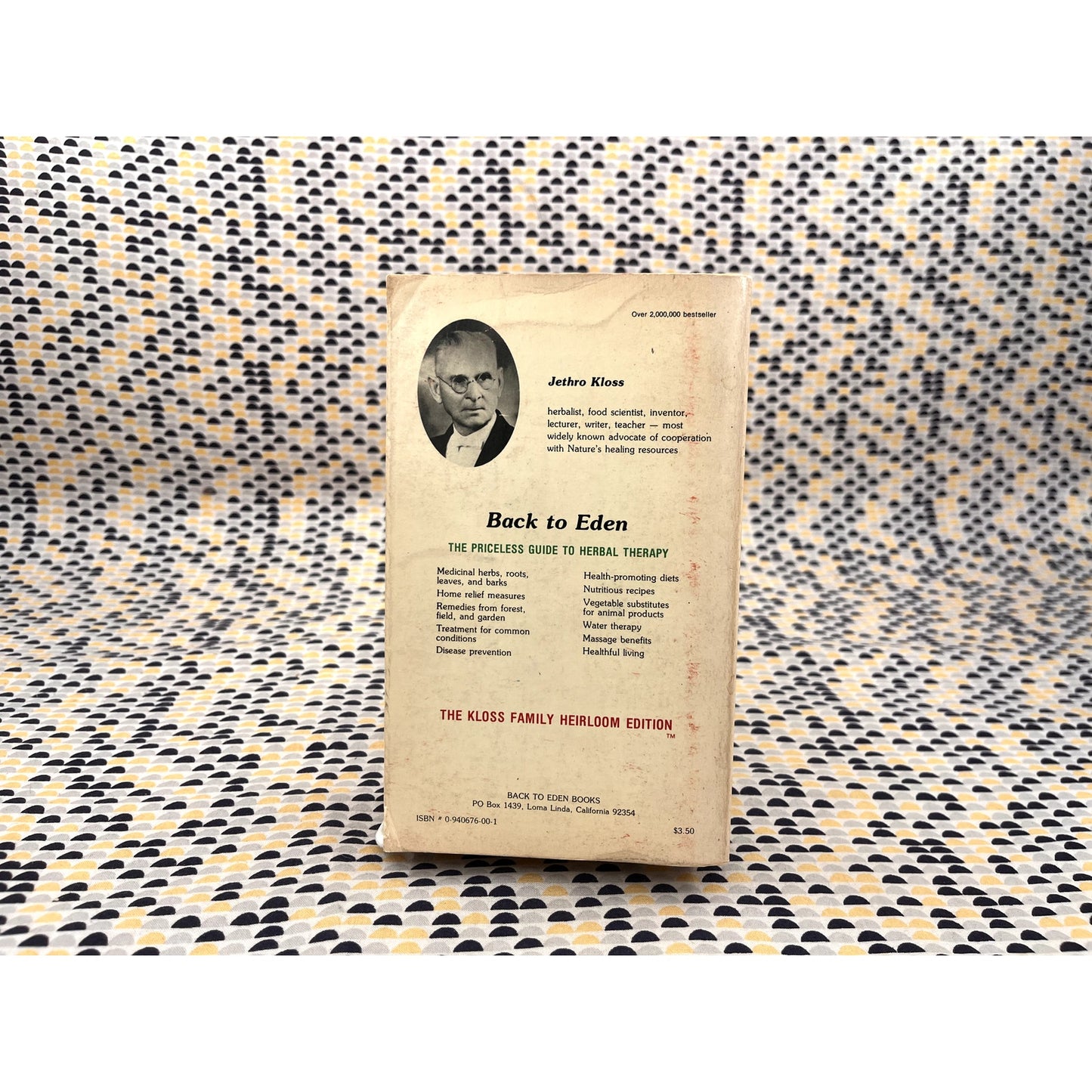 Back to Eden - Jethro Kloss - Kloss Family Edition - Paperback