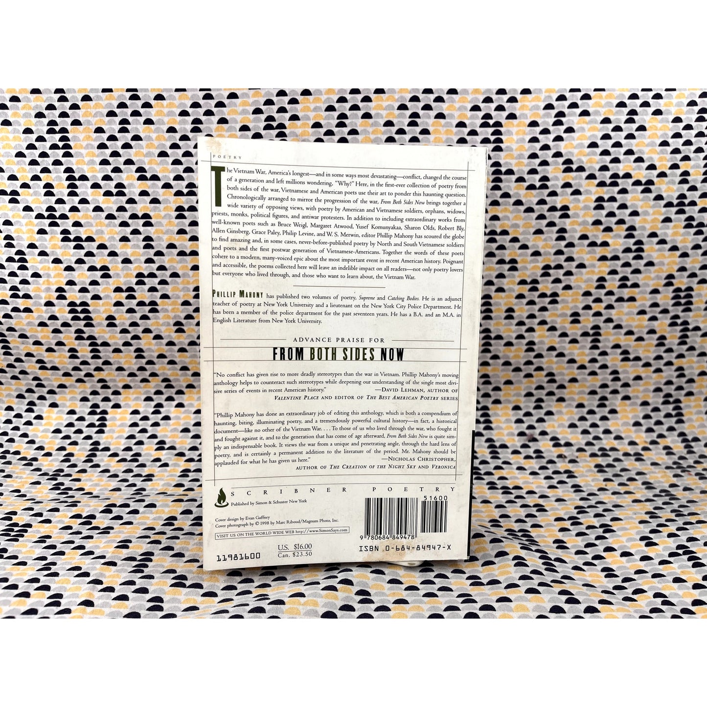 From Both Sides Now: The Poetry of the Vietnam War and its Aftermath - Ed. Phillip Mahony - Scribner Poetry - Paperback