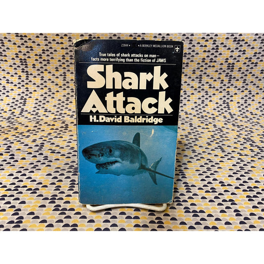 Shark Attack - H. David Balbridge - Jaws - Vintage Paperback Book - Berkley Medallion Edition