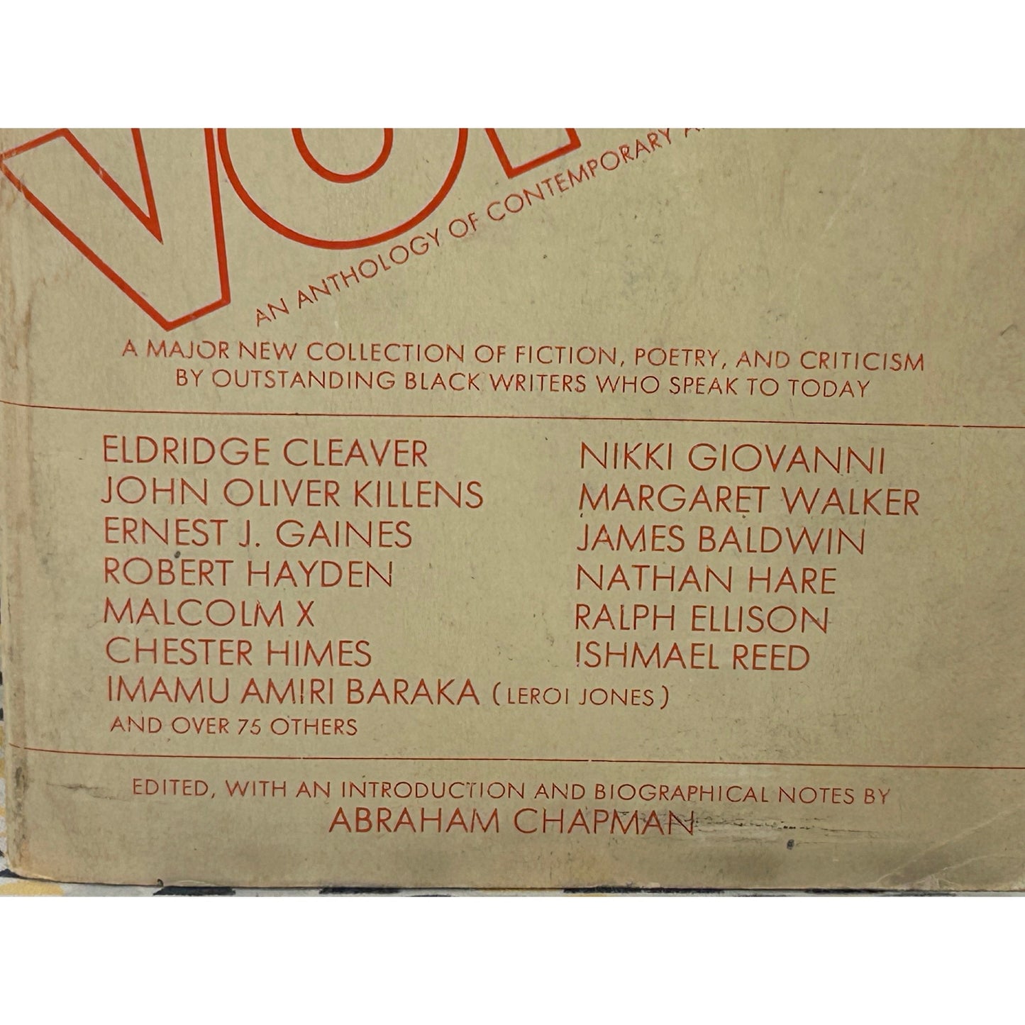 New Black Voices - Eldridge Cleaver, Malcolm X, James Baldwin, Margaret Walker - Vintage Paperback Book - Mentor Edition
