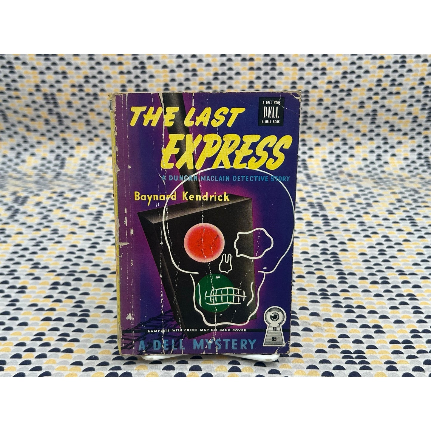 The Last Express - Baynard Kendrick - Dell Mystery 95 - Mapback - Vintage Paperbacks