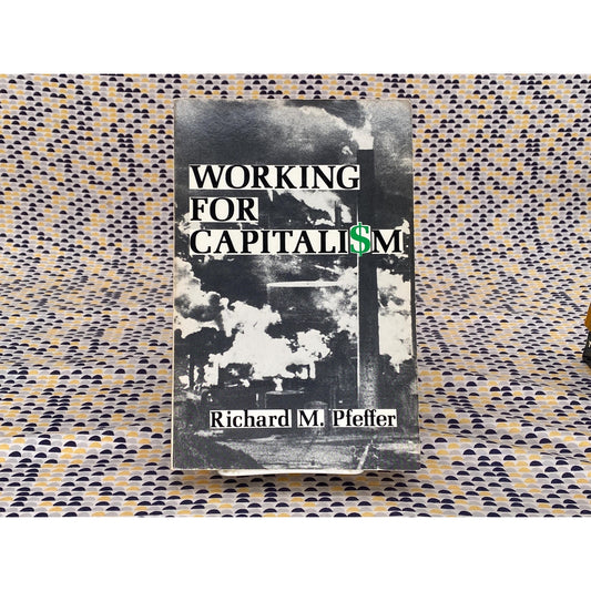Working For Capitalism - Richard M. Pfeffer - Vintage Paperback Book - Columbia University Press Edition