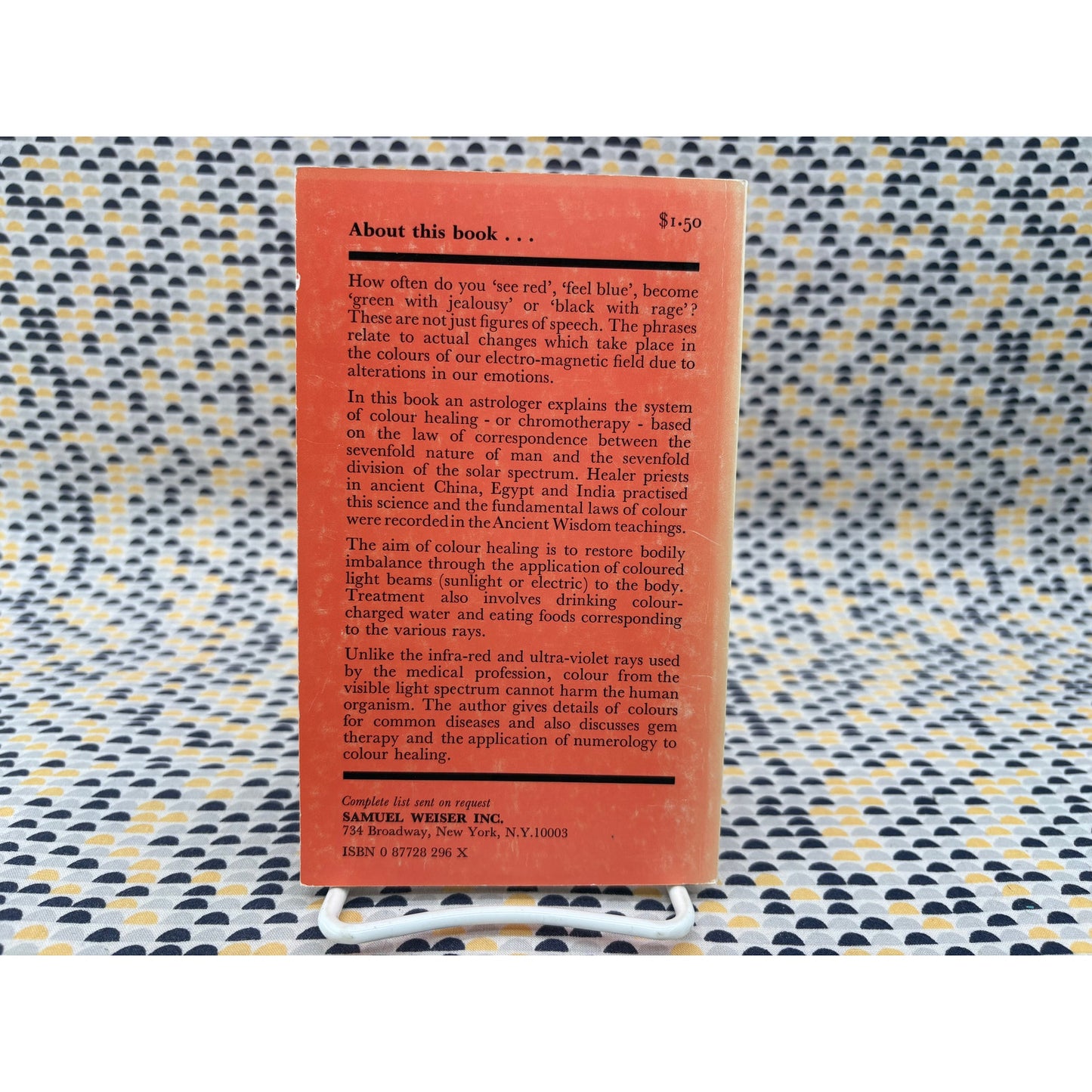 Colour Therapy - Chromotherapy - Mary Anderson - Samuel Weiser - Paperback