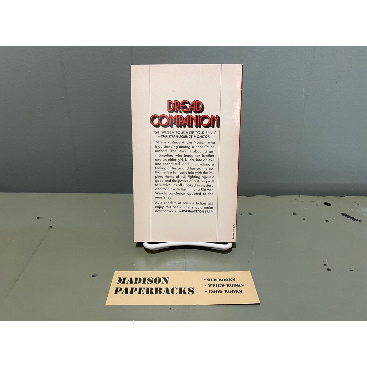 Dread Companion - Andre Norton - Ace - Paperback