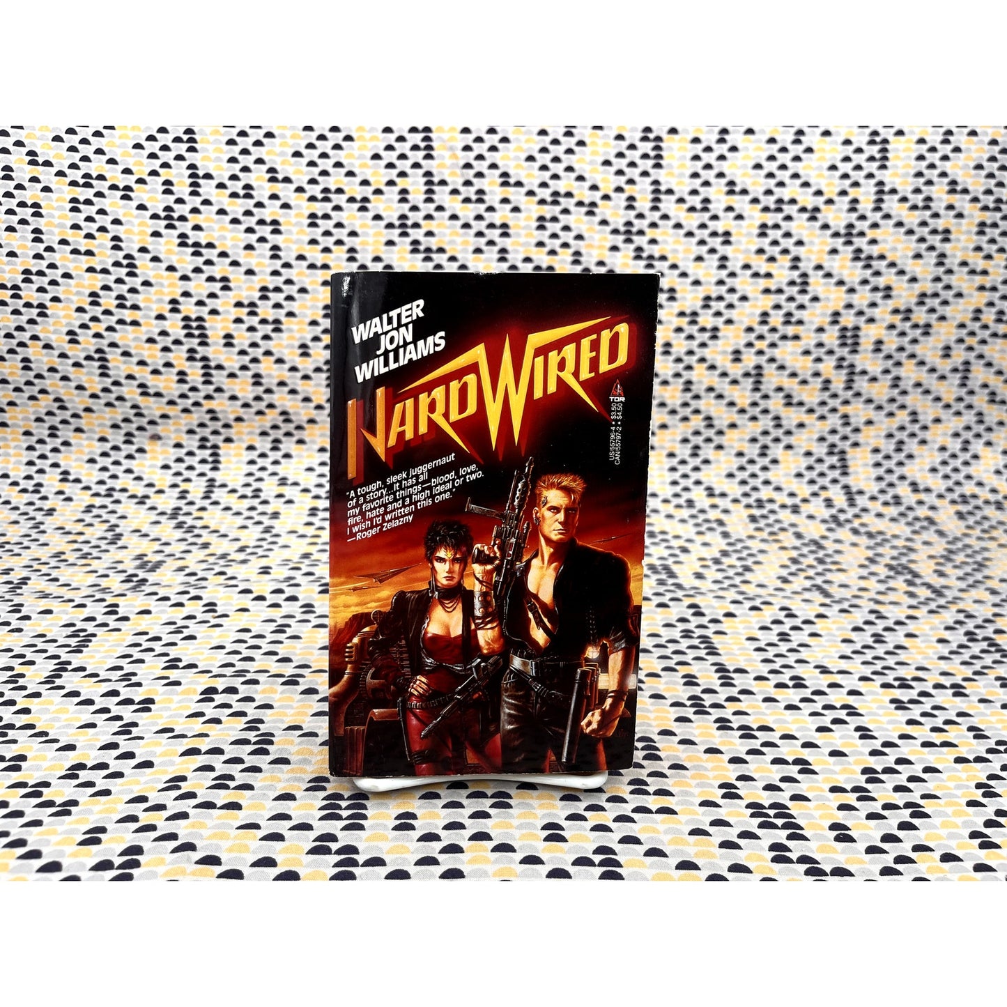 Hard Wired - Walter Jon Williams - Cyberpunk - TOR Books - Paperback