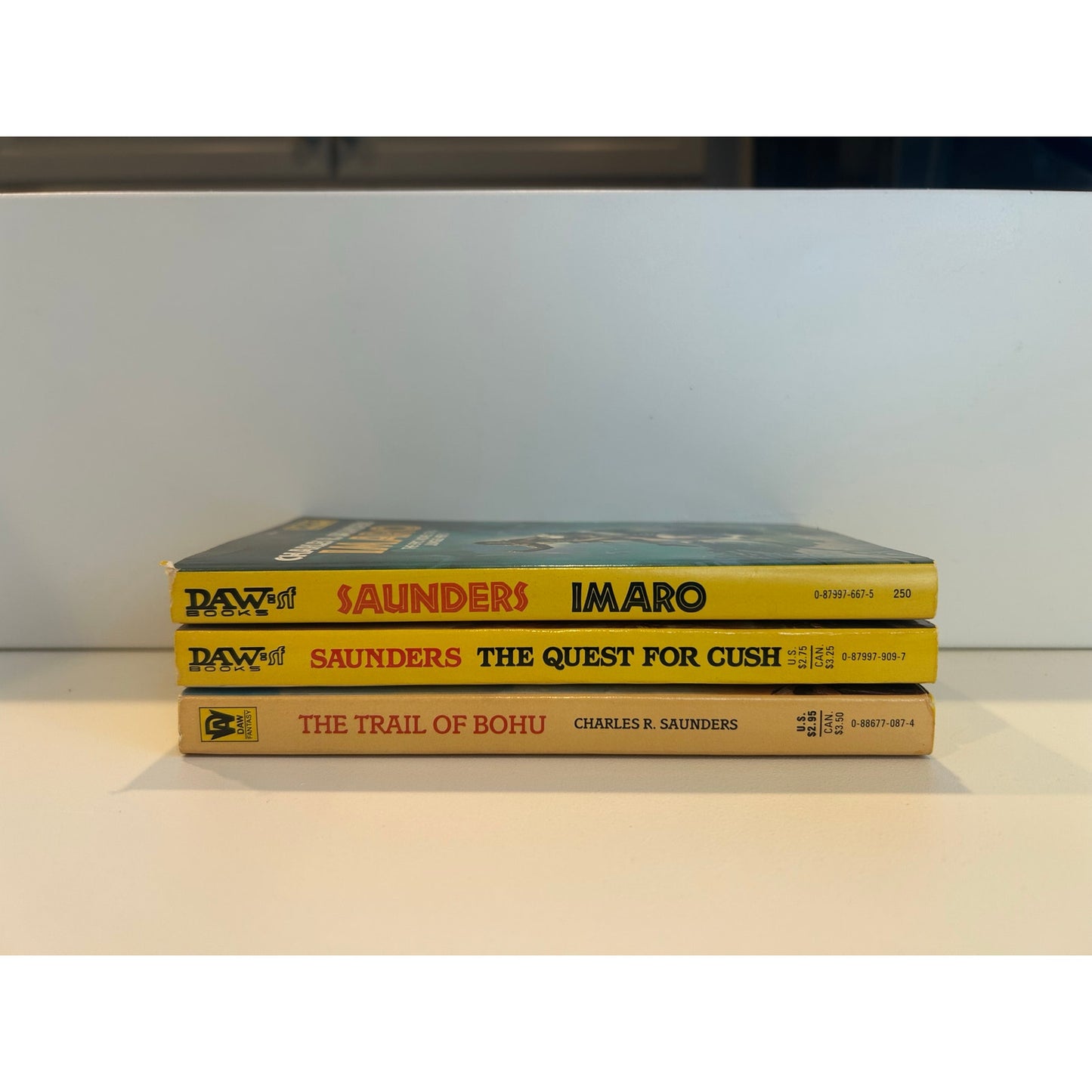 Charles Saunders - Imaro Trilogy - 3 book set - All minty 1st Prints - Daw Books