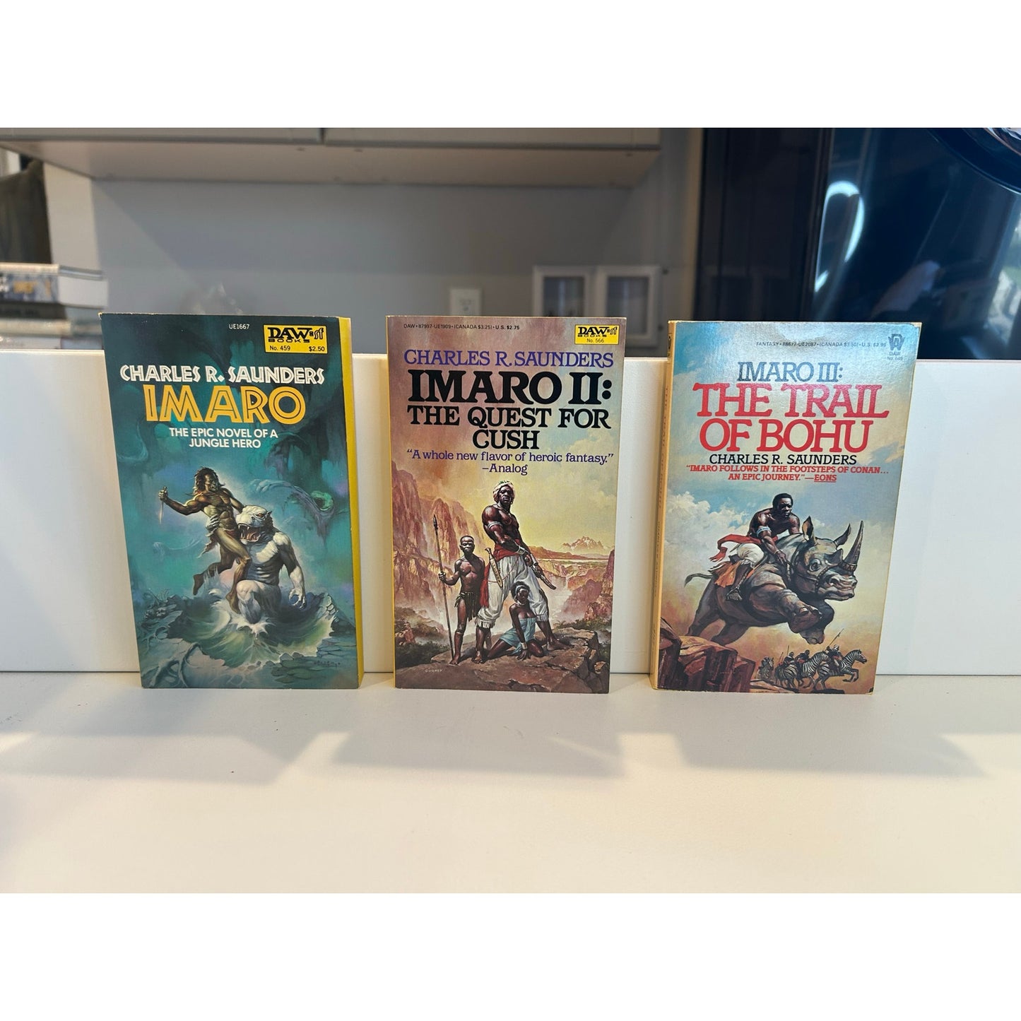Charles Saunders - Imaro Trilogy - 3 book set - All minty 1st Prints - Daw Books