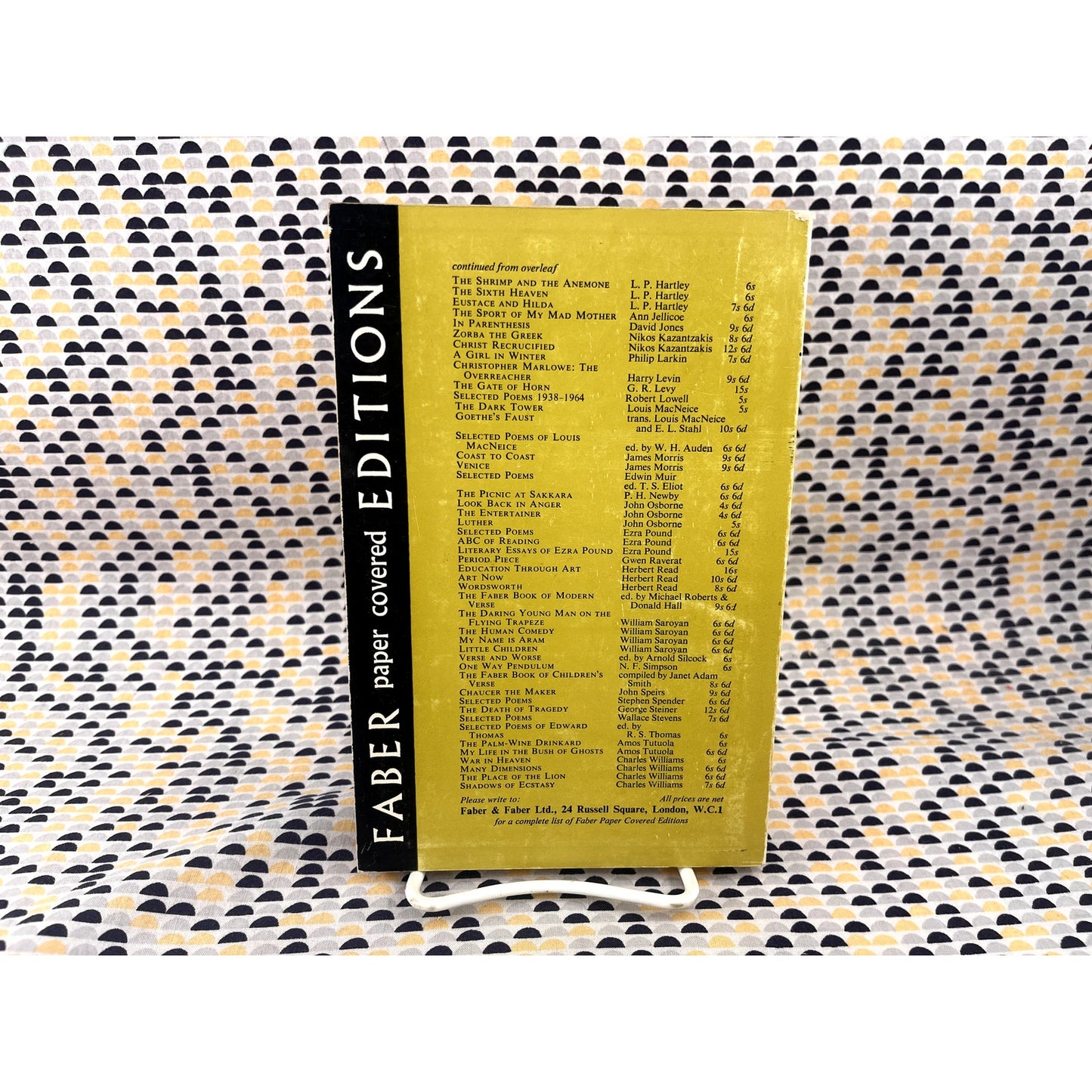 Notes Towards the Definition of Culture - T. S. Eliot - Faber Editions - Paperback