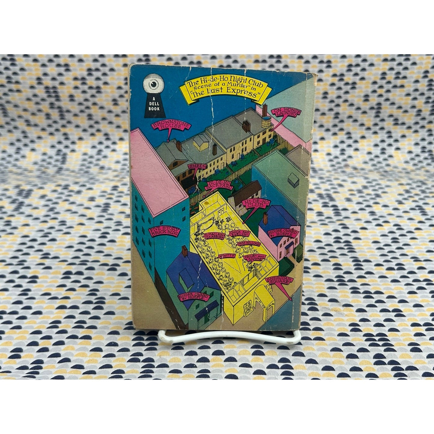 The Last Express - Baynard Kendrick - Dell Mystery 95 - Mapback - Vintage Paperbacks