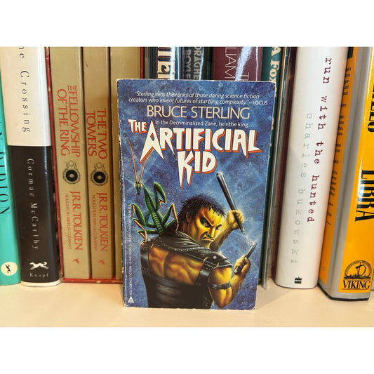 The Artificial Kid - Bruce Sterling - Vintage Paperback Book - Ace Books Edition