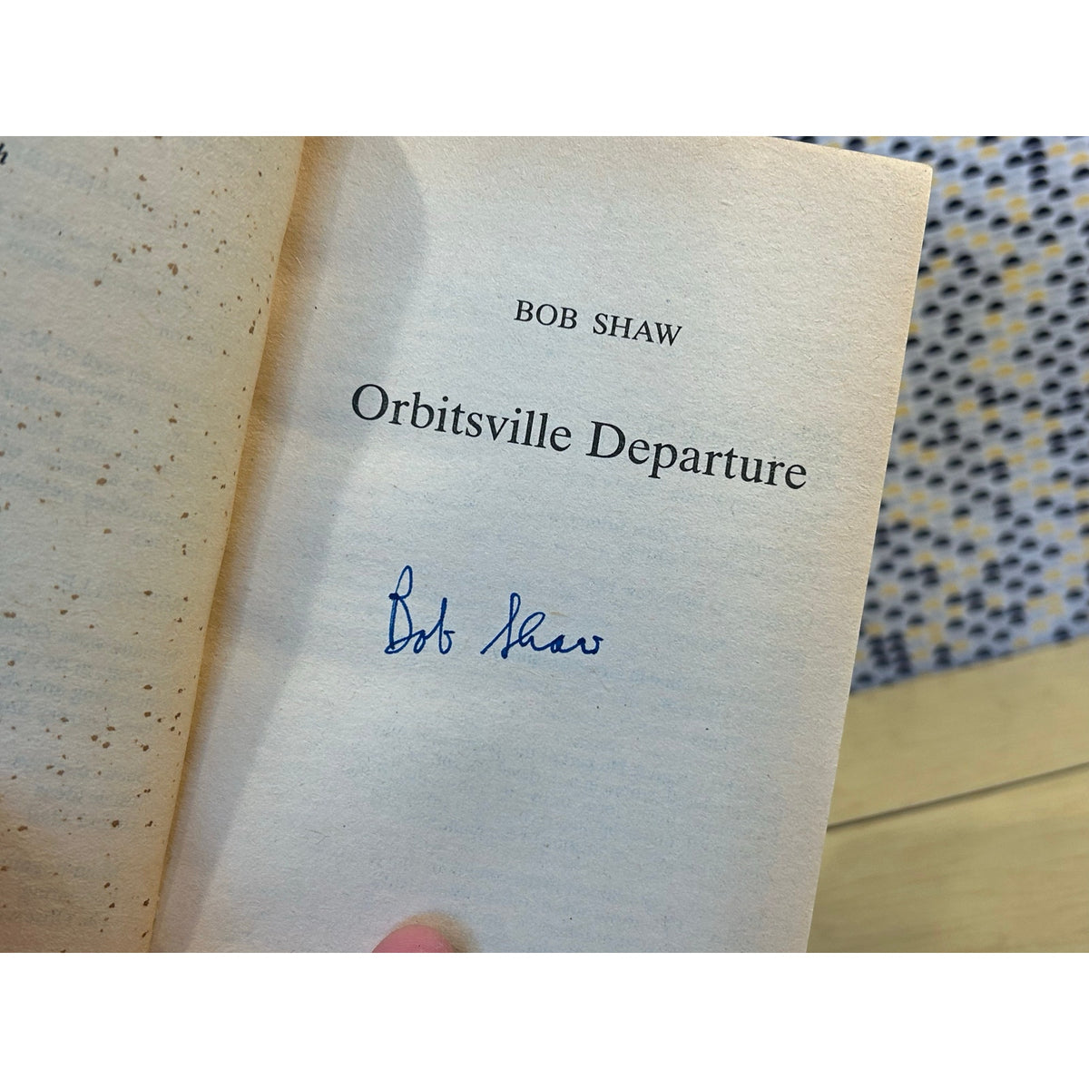 SIGNED - Orbitsville Departure - Bob Shaw - Panther UK Edition