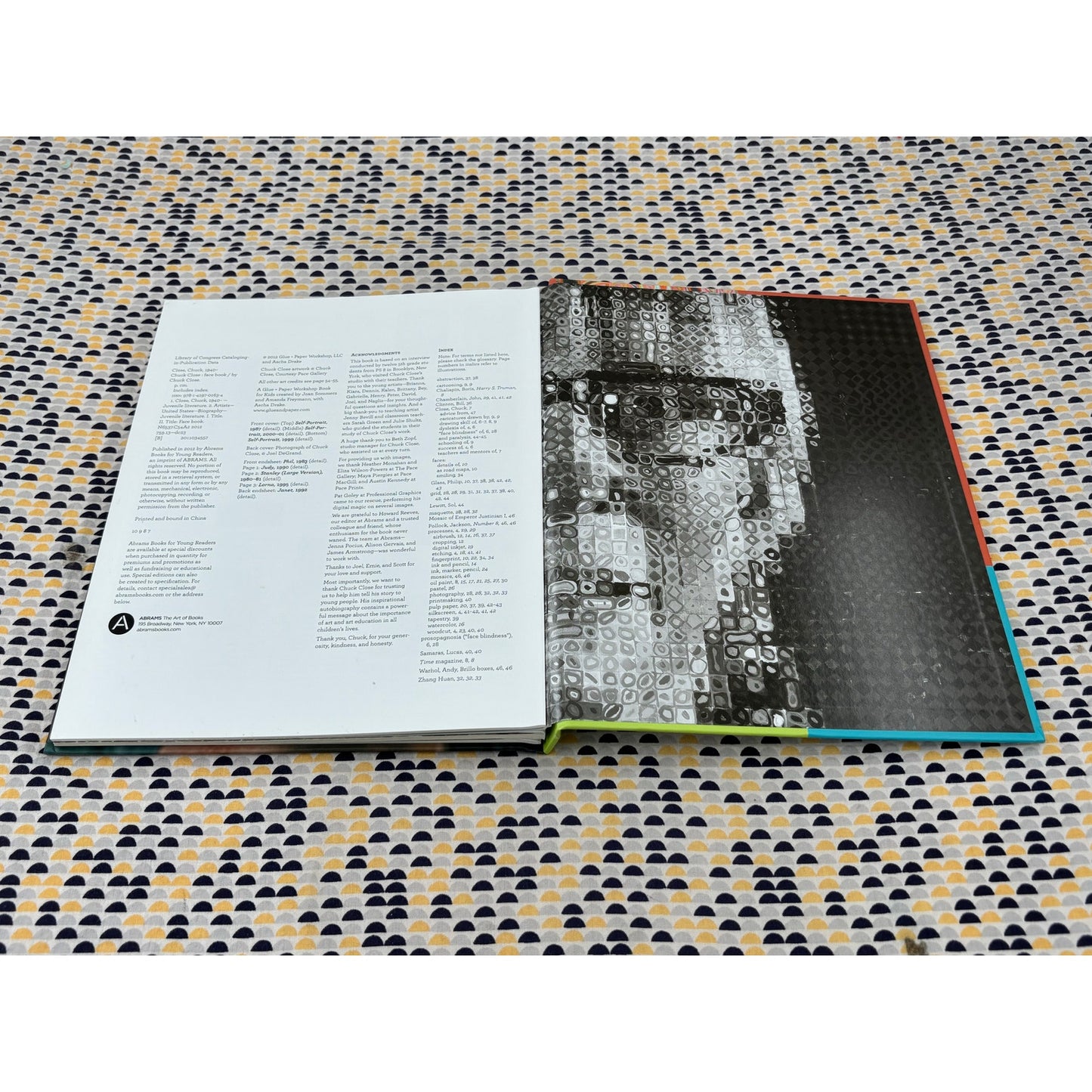 Face Book - Chuck Close - Abrams - Hardcover