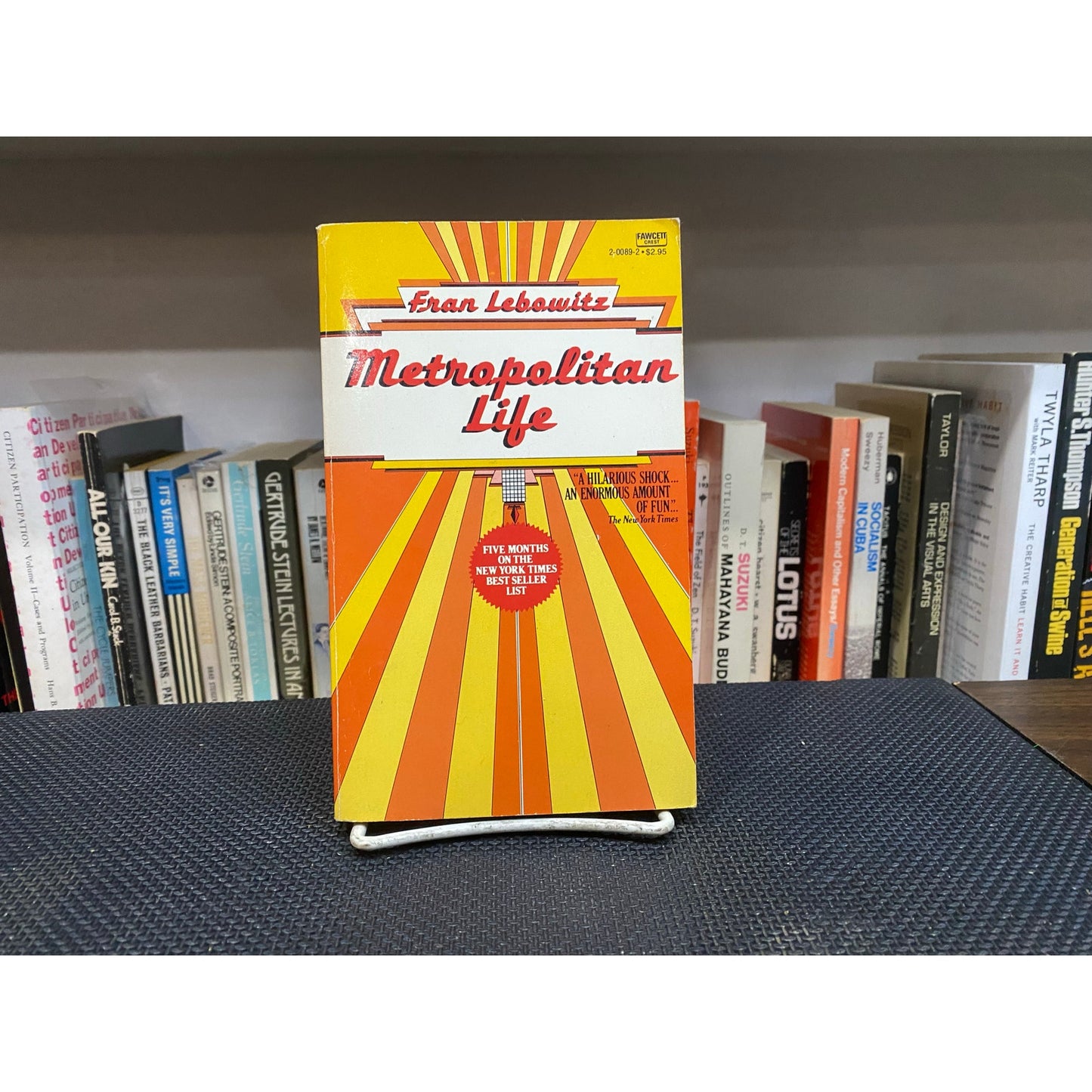 Metropolitan Life - Fran Lebowitz - Vintage Paperback Book - Fawcett Crest Edition
