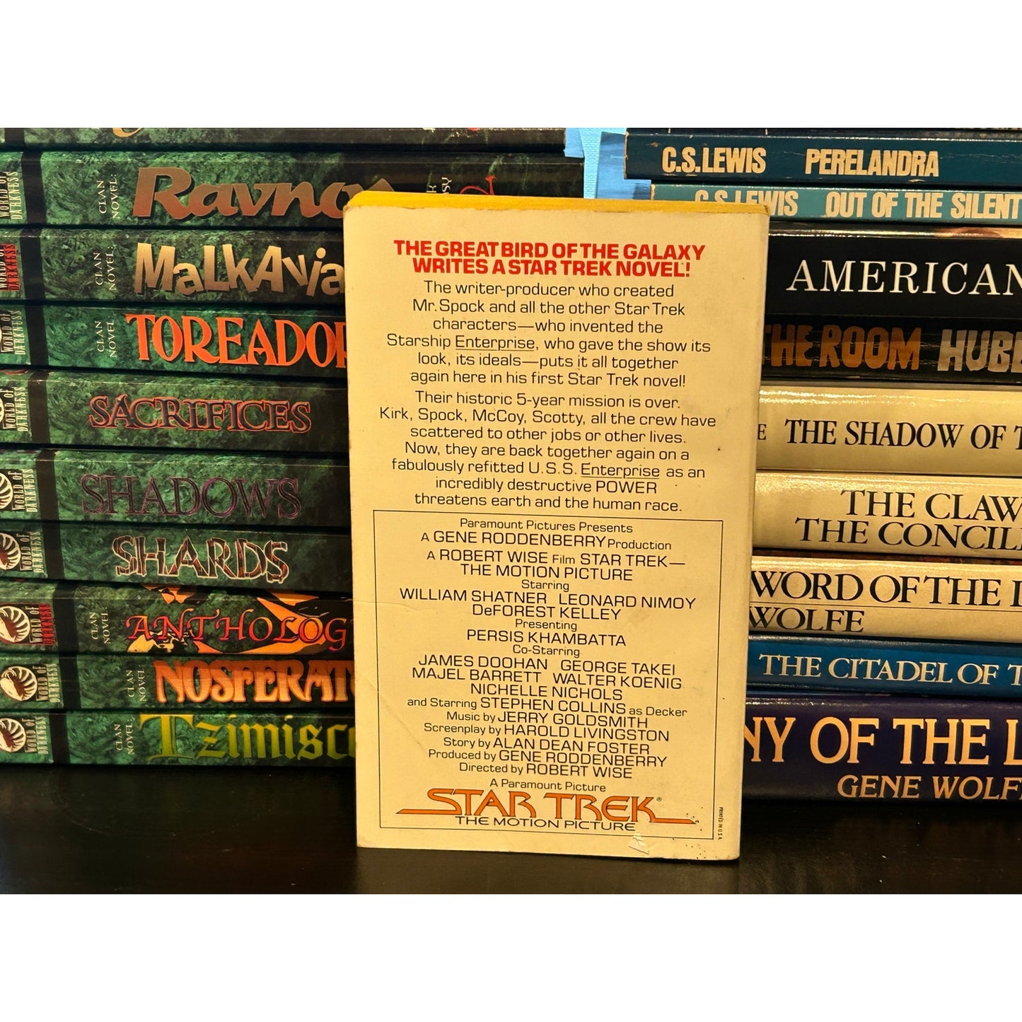 Star Trek - The Motion Picture - Gene Roddenberry - Movie Novelization - Vintage Paperback Book - Pocket Books Edition