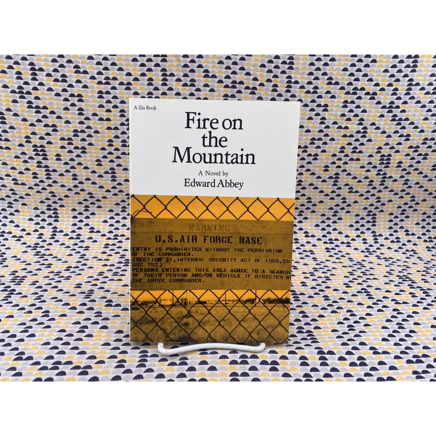 Fire on the Mountain - Edward Abbey - Vintage Paperback Book - University of New Mexico Press