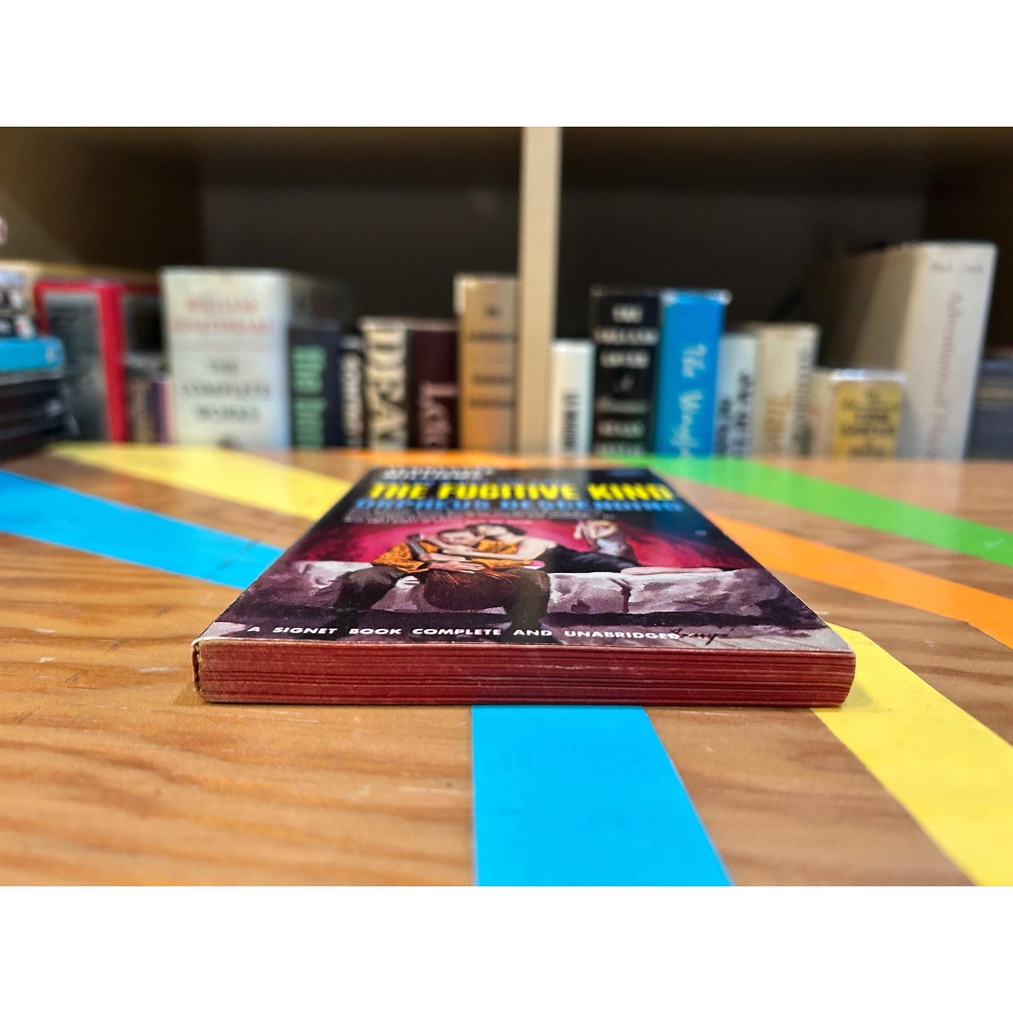 The Fugitive Kind - Tennessee Williams - Marlon Brando - Vintage Paperback Book - Movie Tie In - Signet Edition