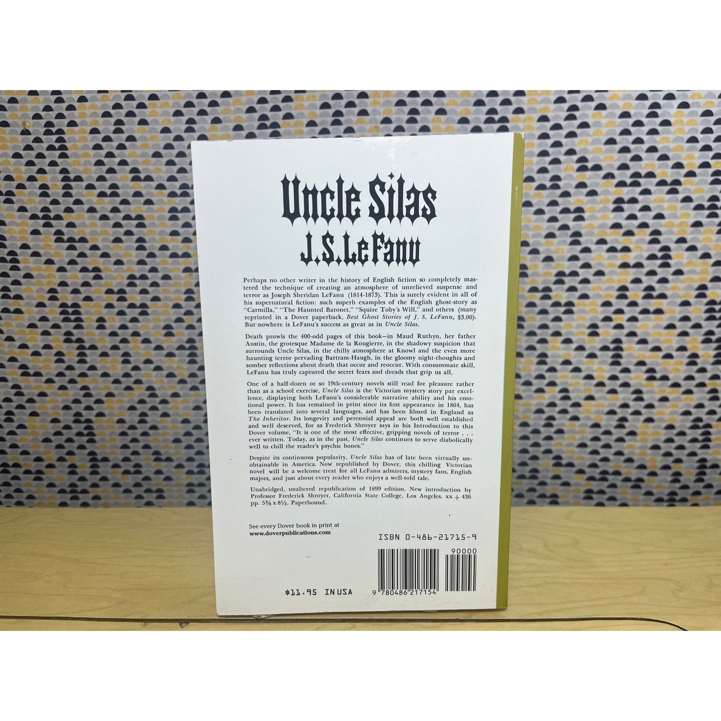 Uncle Silas - J. S. LeFanu - Dover Publishing - Paperback