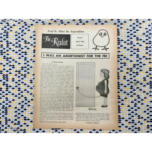 The Realist Magazine - Counterculture Newspaper - April 1966 - No. 66